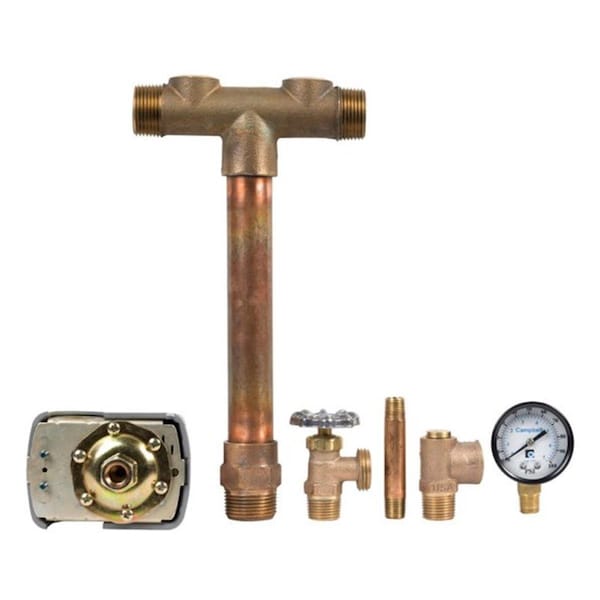 Campbell TFP51-LF Well System Pressure Low Lead Tank Fitting CA5049 - main